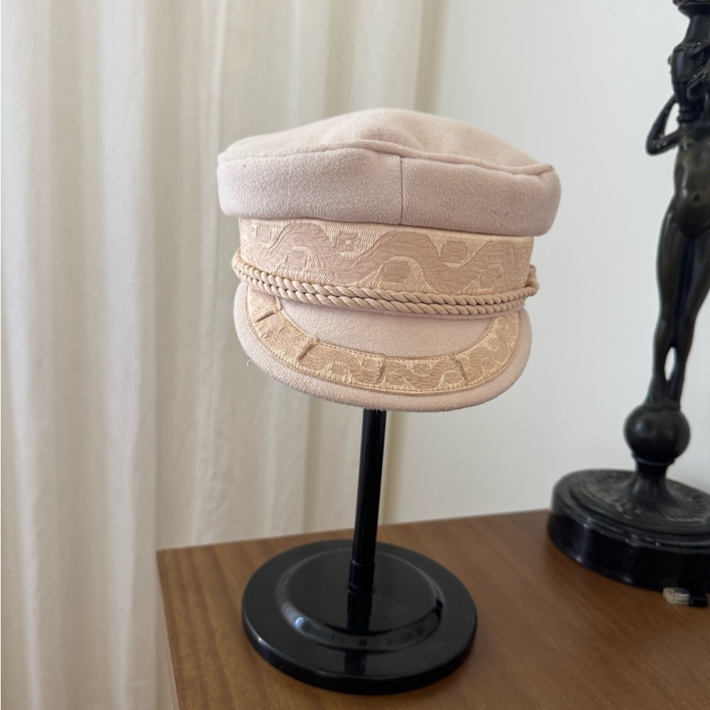 Lack Of Color Beige Braided Hat